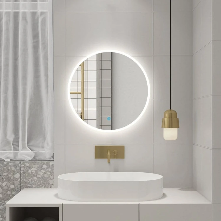 URSA lustro z oświetleniem LED średnica 60cm, czujnik dotykowy, ściemnialne #3