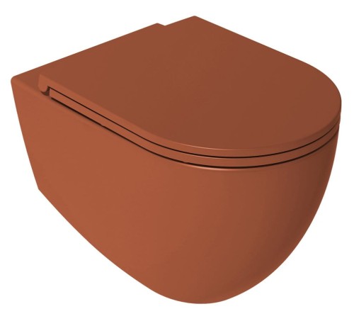 INFINITY Deska WC SLIM, Soft Close, Easy Take, terracotta #2