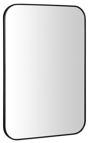AROWANA lustro w ramie 60x80cm, czarny mat