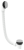 Zestaw odpływowy, klik-klak, długość 1200mm, korek 72mm, chrom