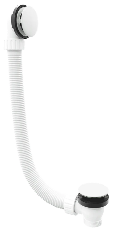 Zestaw odpływowy, klik-klak, długość 1200mm, korek 72mm, biały