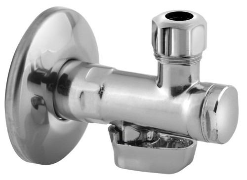 Zawór kątowy 1/2"x 3/8", chrom
