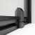 EASY BLACK drzwi prysznicowe obrotowe 760-900mm, szkło czyste #8