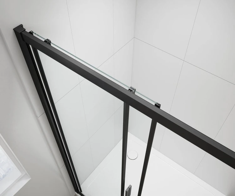 EASY BLACK kabina prysznicowa 900x800mm, szkło czyste #4