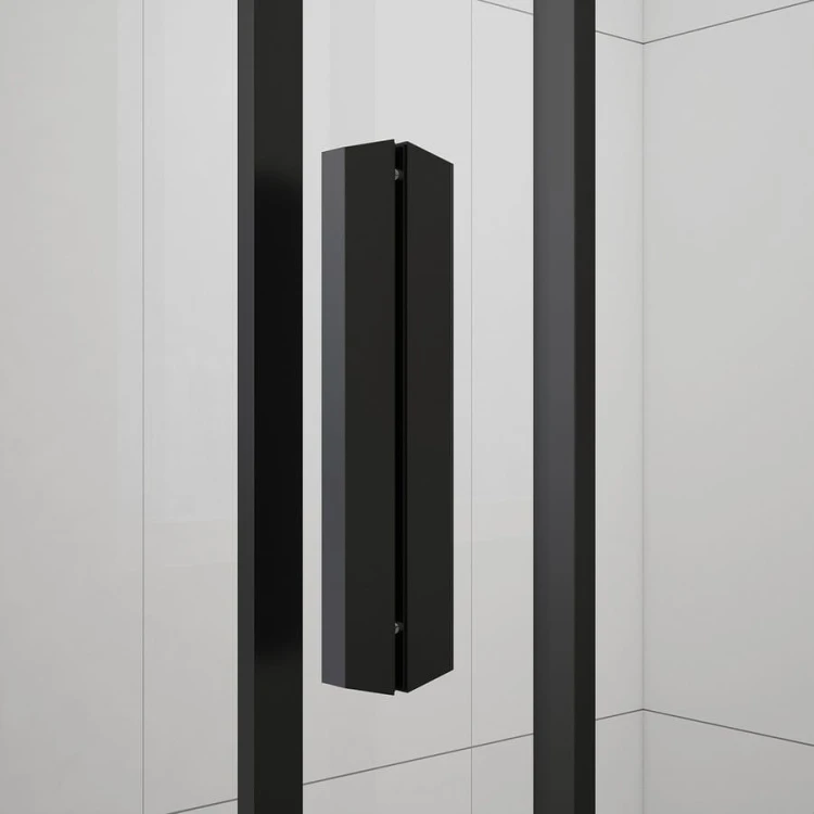 EASY BLACK kabina prysznicowa 900x800mm, szkło czyste #5