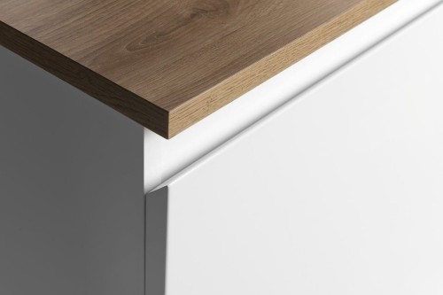 ALTAIR szafka z blatem 78,5 cm, biały/dąb emporio #2