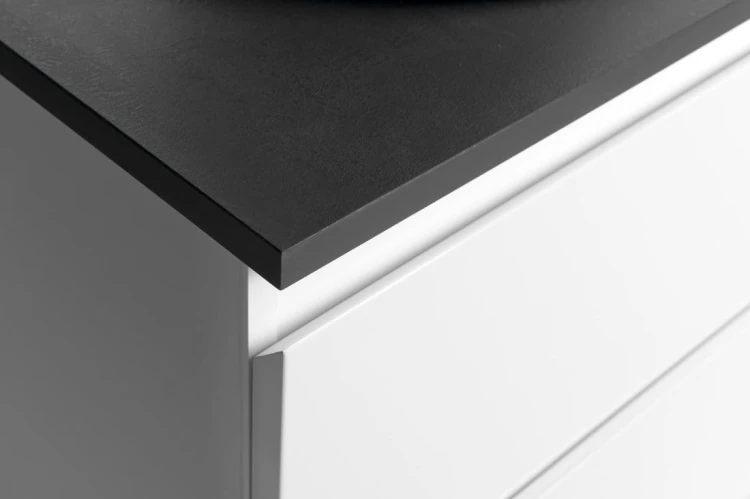 ALTAIR szafka z blatem 58 cm, biały/antracyt łupek #2