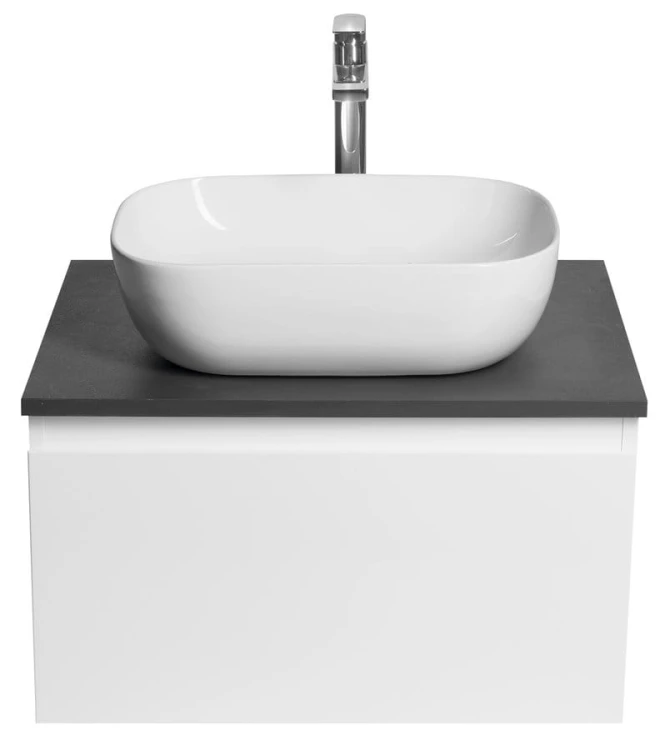 ALTAIR szafka z blatem 62,5 cm, biały/antracyt łupek #3
