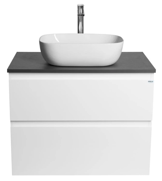ALTAIR szafka z blatem 78,5 cm, biały/antracyt łupek #3