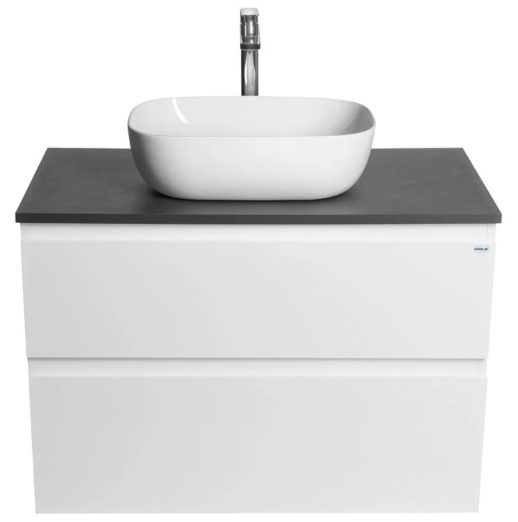 ALTAIR szafka z blatem 87,5 cm, biały/antracyt łupek #3