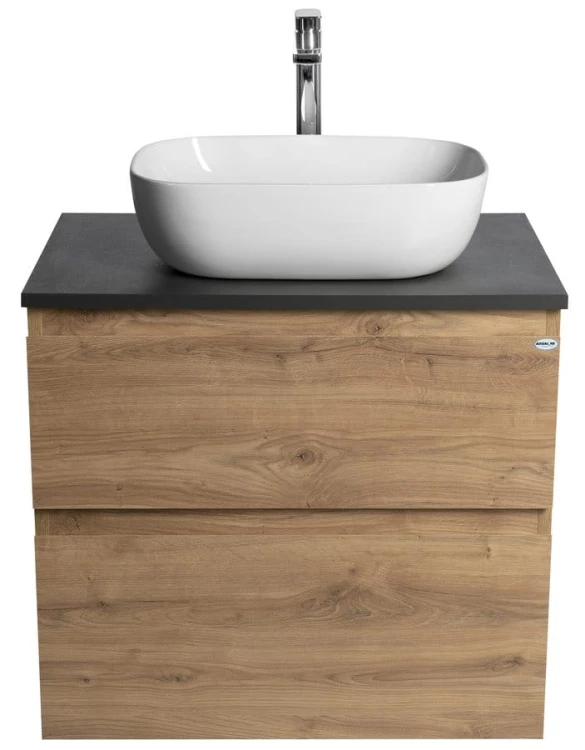ALTAIR szafka z blatem 68 cm, dąb emporio/antracyt łupek #3
