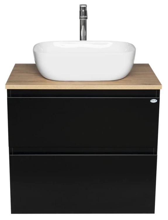 ALTAIR szafka z blatem 68 cm, dąb czarny mat/emporio #6