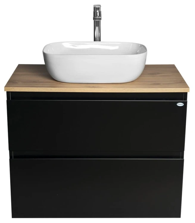 ALTAIR szafka z blatem 78,5 cm, dąb czarny mat/emporio #3