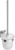 X-SQUARE wisząca szczotka do WC, szkło mleczne, chrom