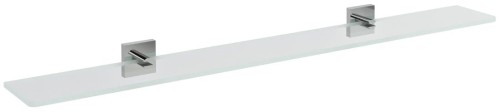 X-SQUARE półka szklana 900mm, chrom/szkło czyste