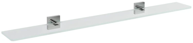 X-SQUARE półka szklana 900mm, chrom/szkło czyste