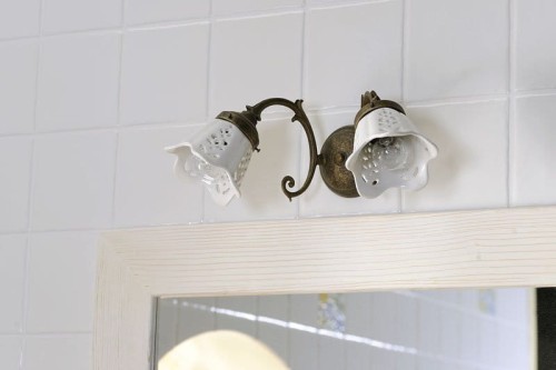 BRINDISI oświetlenie E14 2x40W, 230V, IP21, ceramiczny klosz, brąz #2