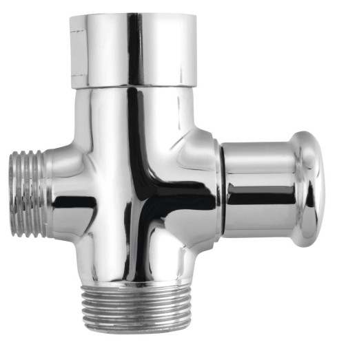 Przełącznik baterii prysznicowej F3/4"-M1/2"xM3/4", chrom
