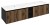 LOREA szafka umywalkowa 180x46x51,5cm (80+20+80cm), dąb collingwood/czarny mat