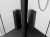 ZOOM BLACK kabina prysznicowa 700x700mm, wejście z rogu #4