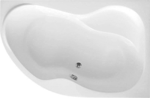 CIDLINA wanna 160x105x45cm, prawa, biały
