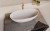 NOYA wanna wolnostojąca 170x76x56cm, solid surface, biały mat #4