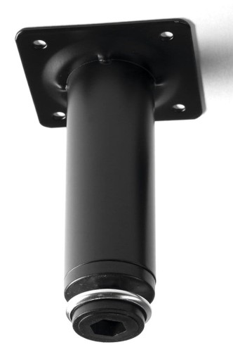 KERAMIA FRESH nóżka o regulowanej wysokość 100-110mm, czarny mat #2