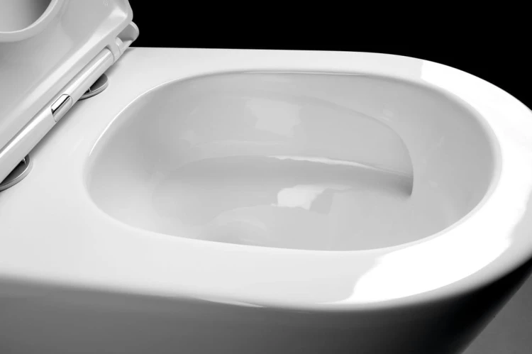 AVIS Vortex Rimless misa do kompaktu WC, odpływ dolny/tylny, biały #2
