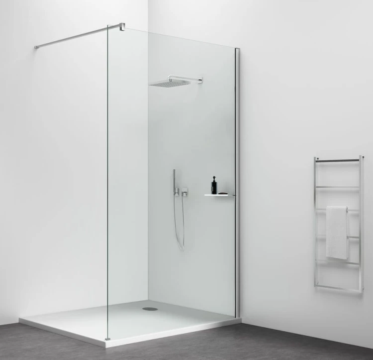 ESCA SHELF profil ścienny z rowkiem 2100mm, chrom #2