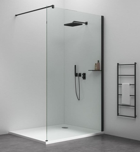 ESCA SHELF półka na profil 230x120mm, czarny mat #2