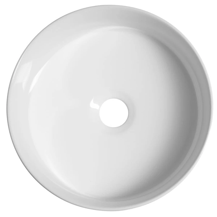 NIMIS umywalka ceramiczna nablatowa średnica 30cm, biały #3