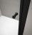 ARLETA BLACK kabina prysznicowa półokrągła 900x900mm, szkło czyste #4