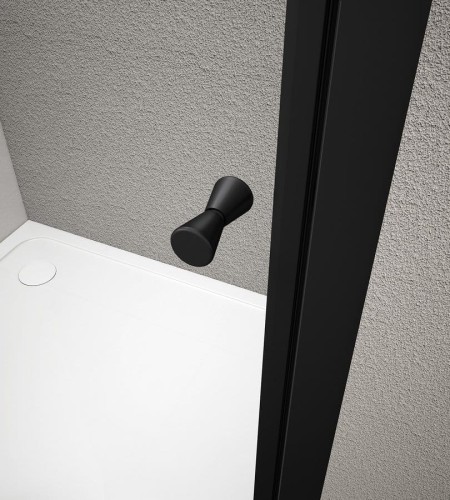 AGGA BLACK kabina prysznicowa 900x900mm, szkło czyste #2