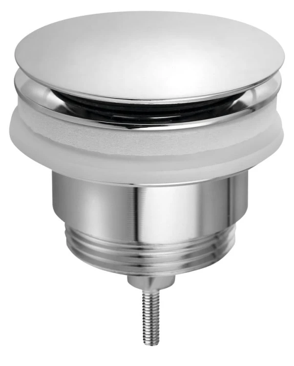 Odpływ umywalkowy 5/4”, klik-klak, duży korek, 10-45mm, chrom #3