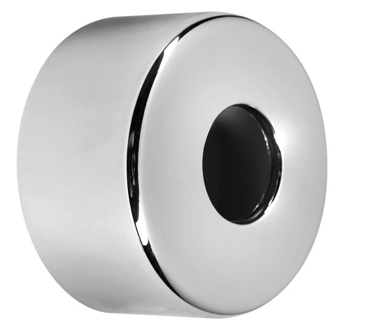 Rozeta maskująca 90/32 mm, wysokość 45 mm, chrom