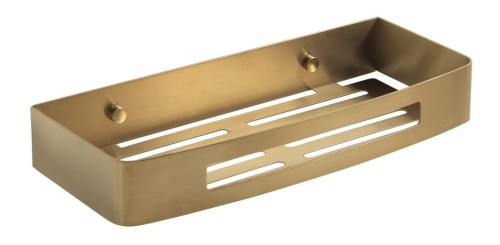 SMART półka do kabiny prysznicowej, 300x45x128mm, złoto mat