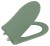 BRILLA deska WC, SLIM, Soft Close, zielony mat