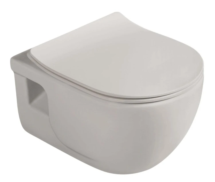 BRILLA deska WC, SLIM, Soft Close, latte mat #3
