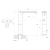 Rysunek techniczny - Bateria sensorowa wysoka 6V DC (4xAA), stal nierdzewna mat