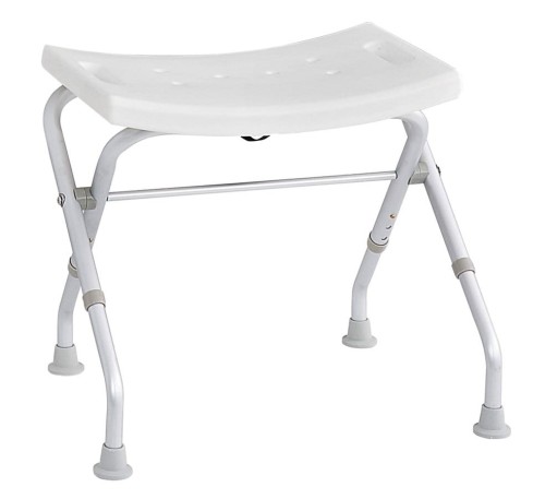 HANDICAP Taboret łazienkowy, składany, biały