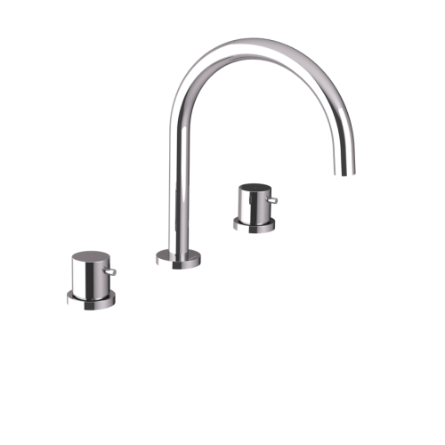 ULTRAMIX trzyelementowa bateria umywalkowa, chrom