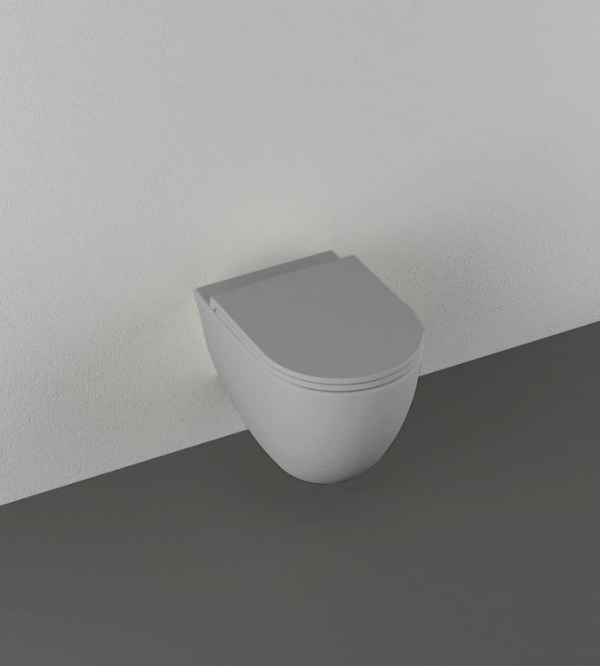 INFINITY miska WC wisząca, Rimless, 36,5x53cm, stone grey #4