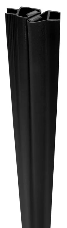 Zestaw uszczelek magnetycznych, 45°, szkło 6mm i profil, 2000mm, czarny #2