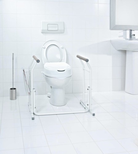 HANDICAP Podpora przenośna do WC, biała #2
