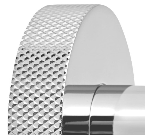 LARISSA wieszak na papier toaletowy z klapką, chrom #2