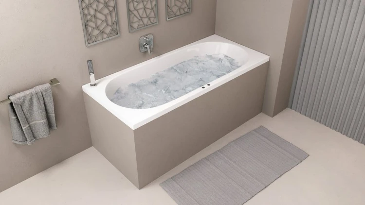 ASTRA B wanna z hydromasażem, 165x75x48cm, Active Hydro-Air, chrom #5