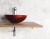 MURANO ROSSO IMPERO umywalka szklana nablatowa, średnica 40cm, czerwona #3