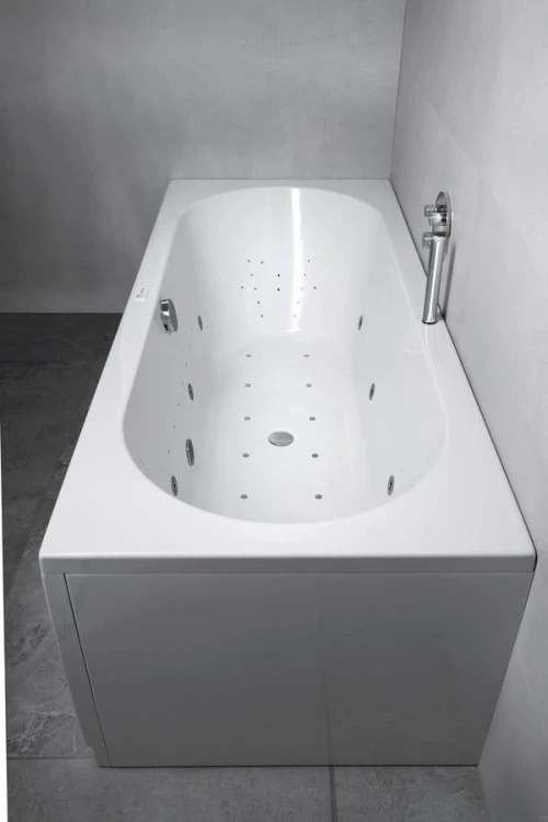 VIVA B wanna z hydromasażem, 175x80x47cm, Highline Hydro-Air, chrom #4