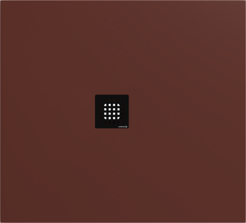 FLEXIA brodzik kompozytowy z możliwością docinania 110x100cm, brązowy mat