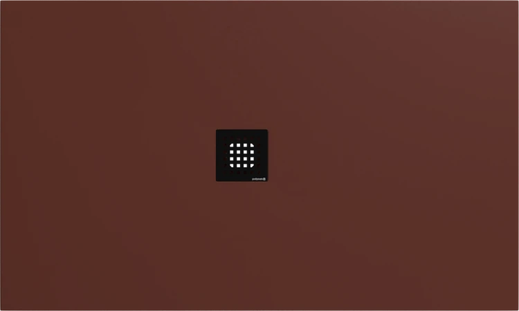 FLEXIA brodzik kompozytowy z możliwością docinania 150x90cm, brązowy mat